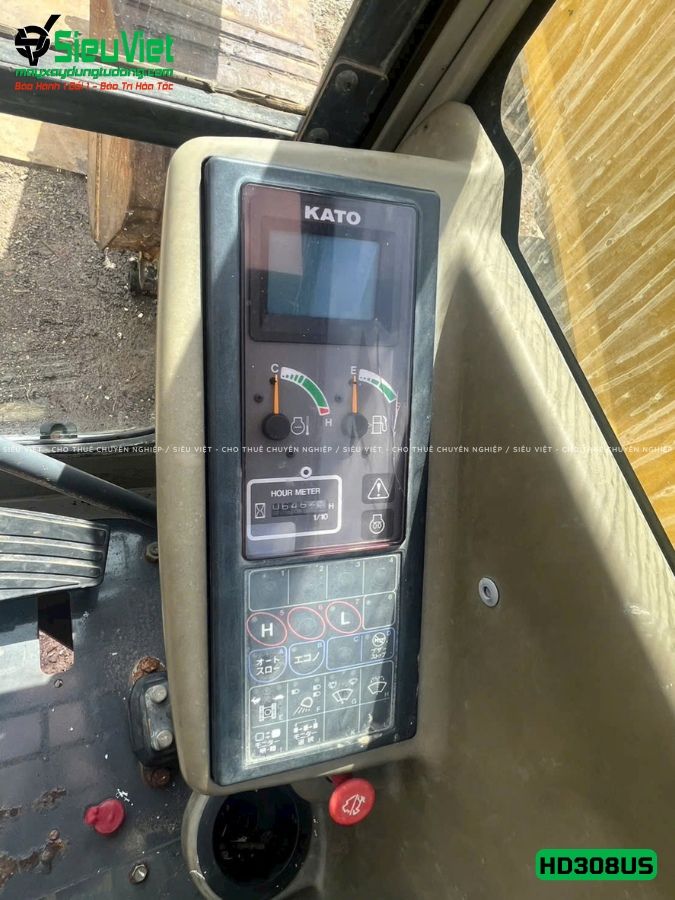 Xe cuốc 7.1 tấn Kato HD308US Nhật Bản