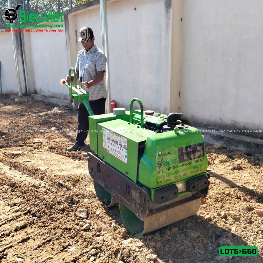 Thuê Tháng Xe lu dắt tay LDT 500-650kg (Dầu Diesel)
