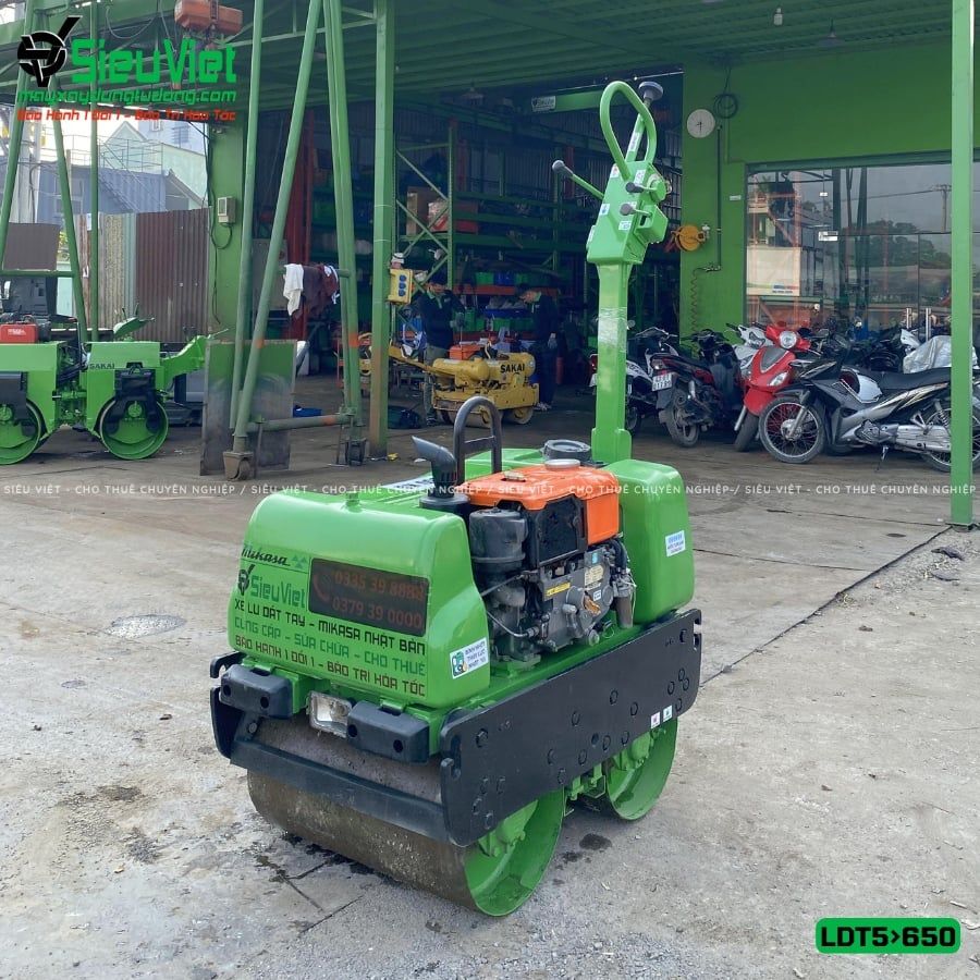 Thuê Tháng Xe lu dắt tay LDT 500-650kg (Dầu Diesel)