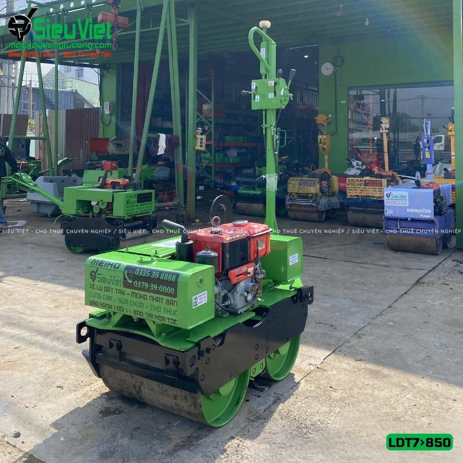 Thuê Ngày Xe lu dắt tay 700Kg-850kg Nhật Bản - Động cơ Diesel