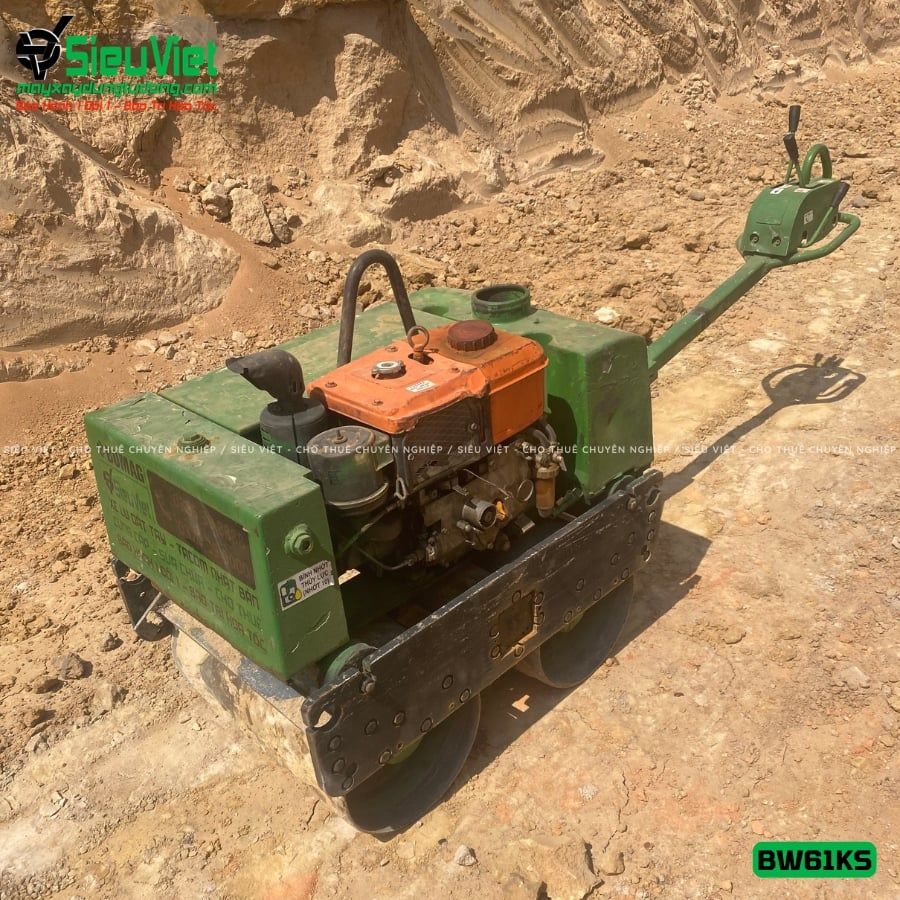 Xe lu dắt tay 600Kg Bomag BW61KS Đức (030626)