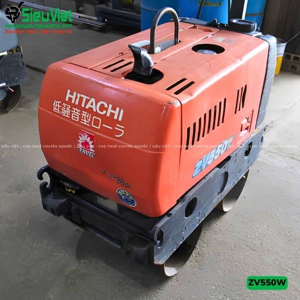 Xe lu rung dắt tay 620Kg Hitachi ZV550W Nhật Bản (11146)