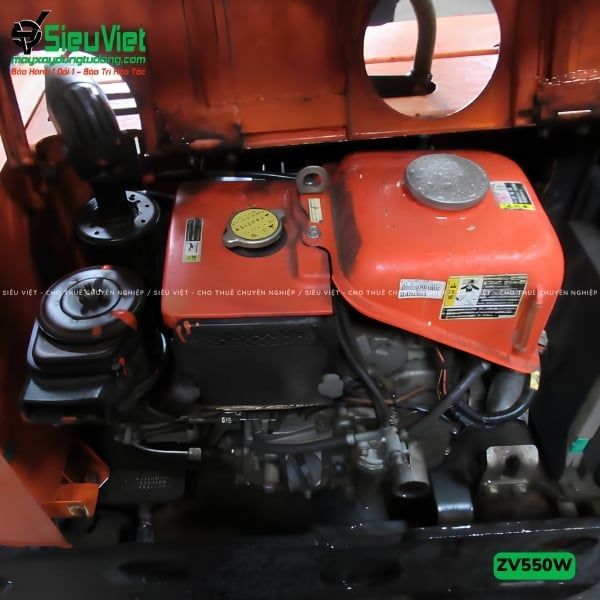 Xe lu rung dắt tay 620Kg Hitachi ZV550W Nhật Bản (11153)
