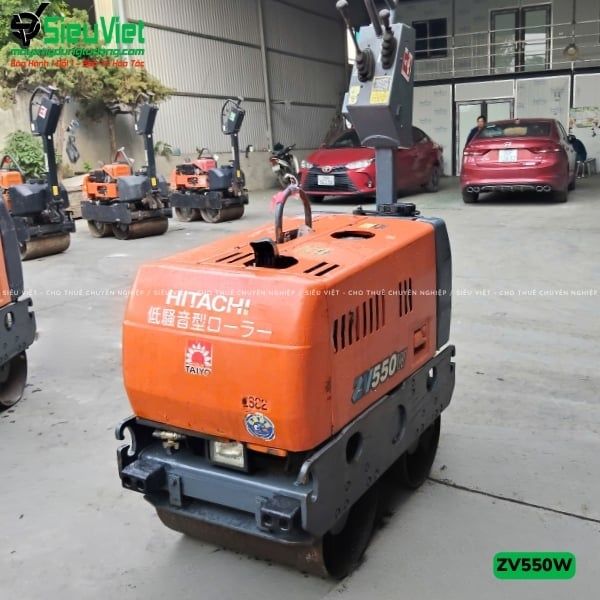 Xe lu rung dắt tay 620Kg Hitachi ZV550W Nhật Bản (11217)