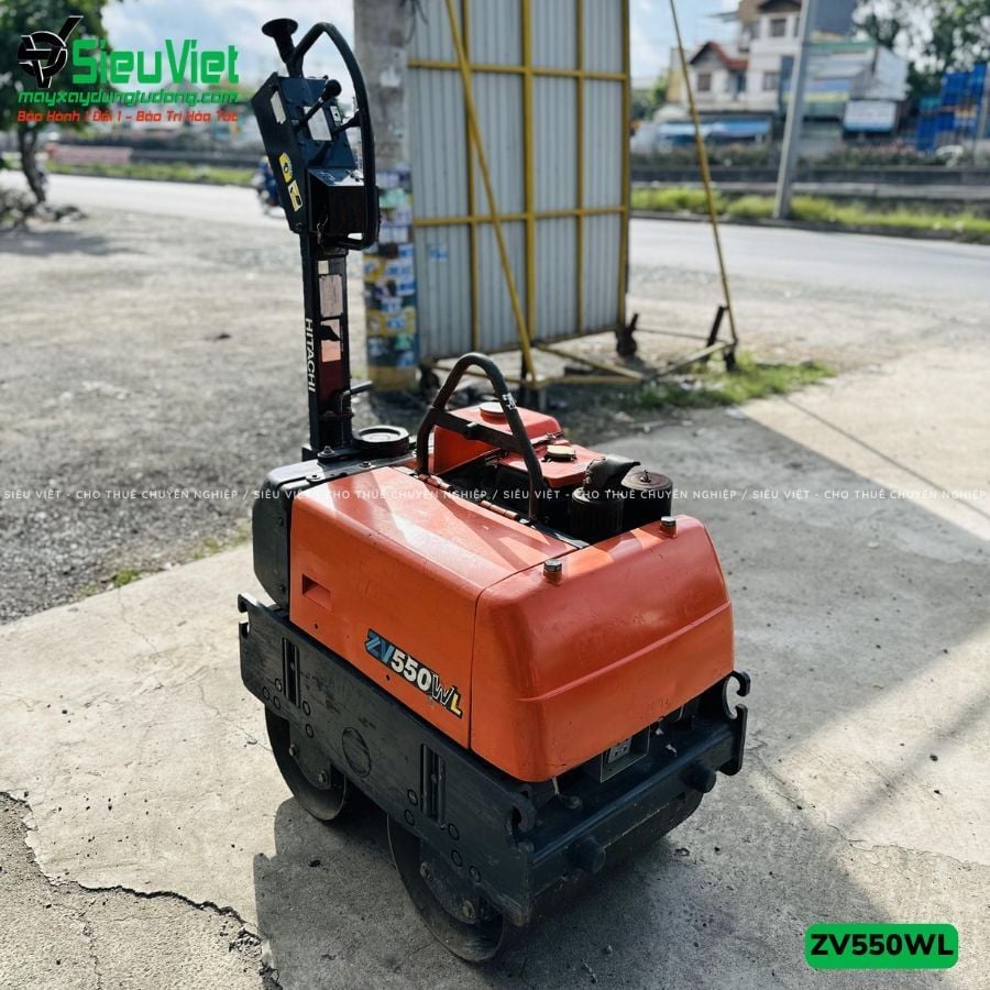 Xe lu rung dắt tay 583Kg Hitachi ZV550WL Nhật Bản (10256)