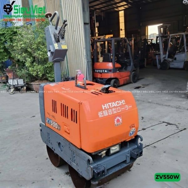 Xe lu rung dắt tay 620Kg Hitachi ZV550W Nhật Bản (11217)
