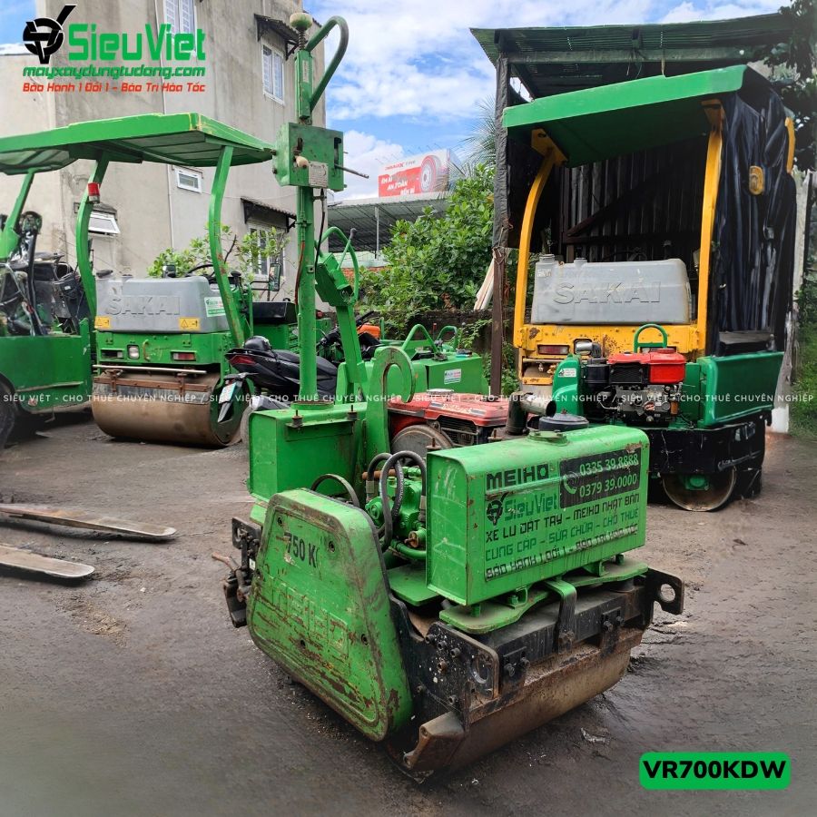 Xe lu rung dắt tay 700Kg Meiho VR-700KDW Nhật Bản (50088)