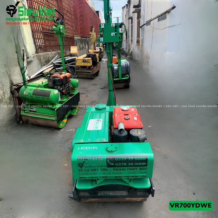 Xe lu rung dắt tay 700Kg Meiho VR-700YDWE Nhật Bản (80494)