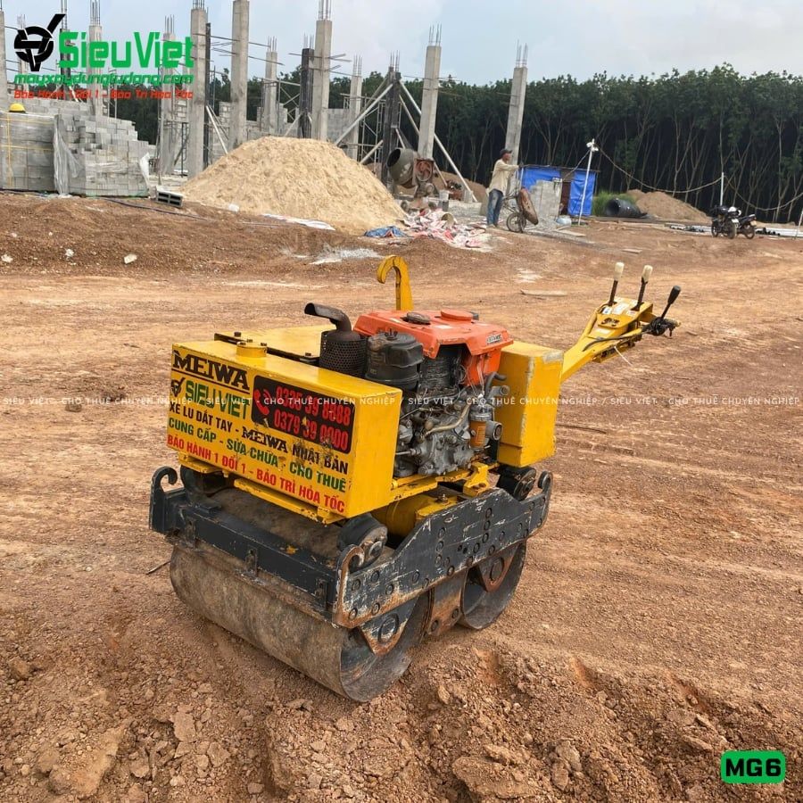 Xe lu rung dắt tay 650Kg Meiwa MG6 Nhật Bản (H2278)