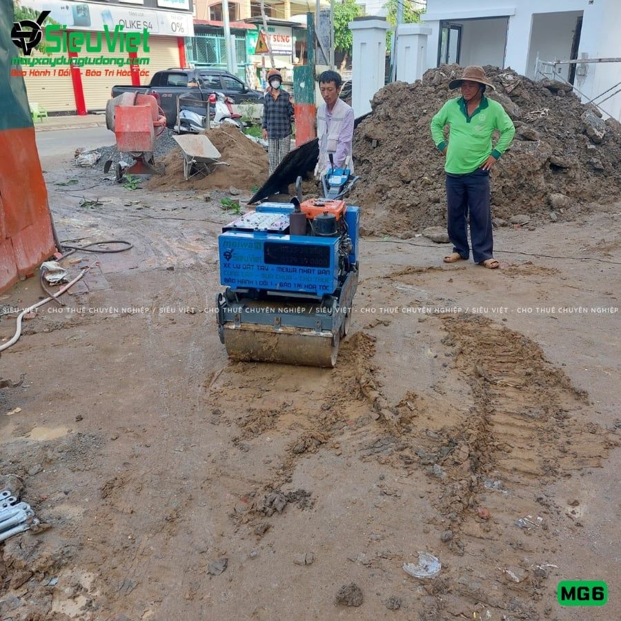 Xe lu rung dắt tay 650Kg Meiwa MG6 Nhật Bản (H2278)