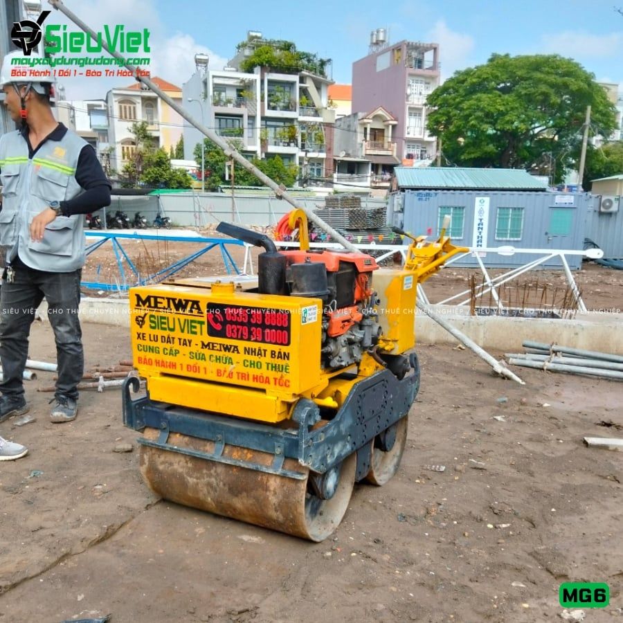 Xe lu rung dắt tay 650Kg Meiwa MG6 Nhật Bản (H2278)