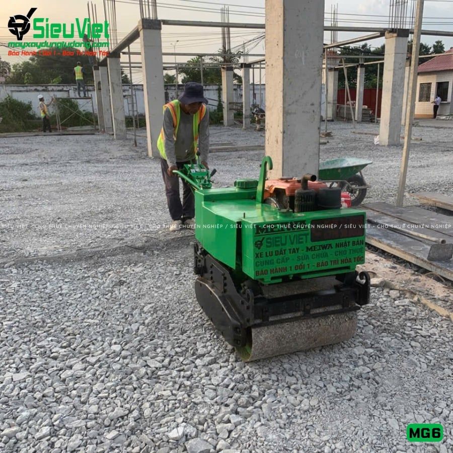 Xe lu rung dắt tay 650Kg Meiwa MG6 Nhật Bản (H2278)