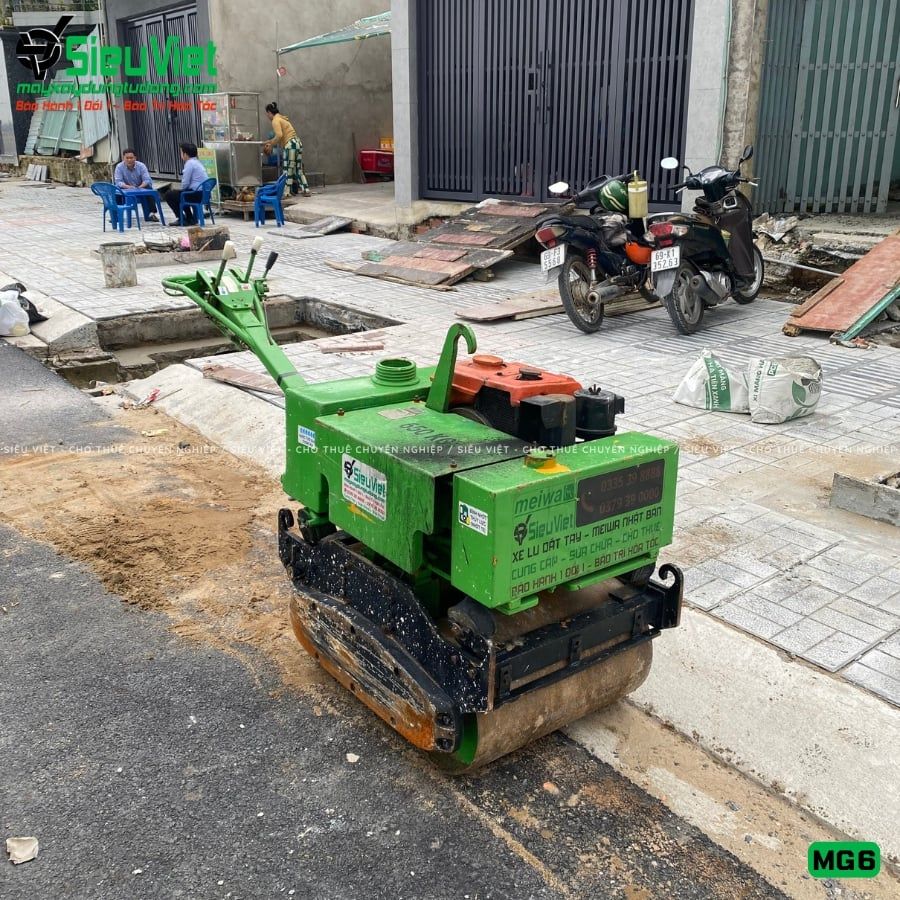 Xe lu rung dắt tay 650Kg Meiwa MG6 Nhật Bản (H2278)