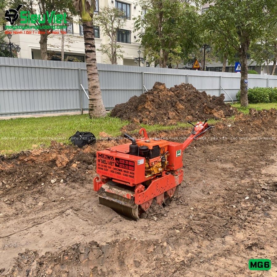 Xe lu rung dắt tay 650Kg Meiwa MG6 Nhật Bản (H2278)