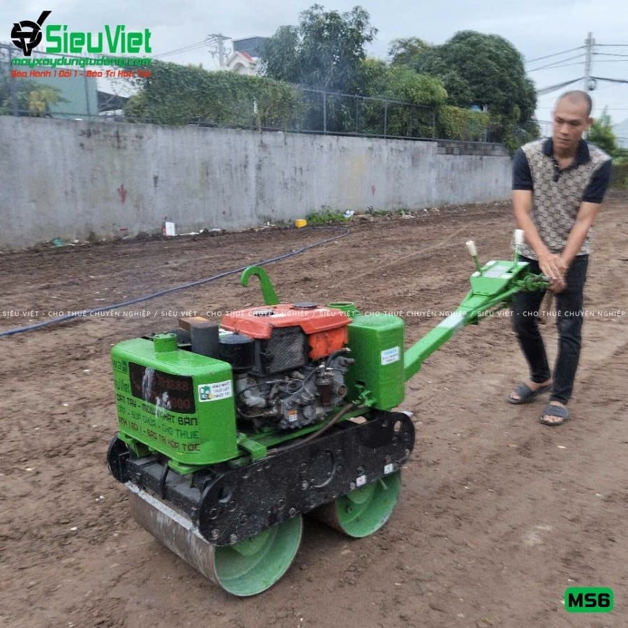 Xe lu rung dắt tay 600Kg Meiwa MS6 Nhật Bản (1031)