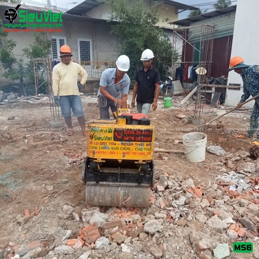 Xe lu rung dắt tay 600Kg Meiwa MS6 Nhật Bản (1031)