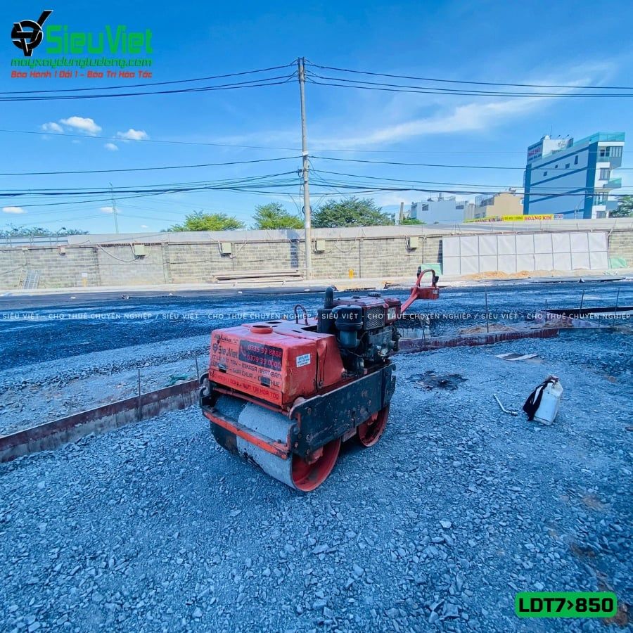Máy lu rung dắt tay 750Kg Mikasa MR7DA Nhật Bản (050626)