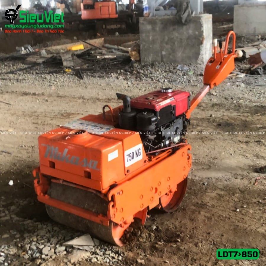 Máy lu rung dắt tay 750Kg Mikasa MR7DA Nhật Bản (050626)