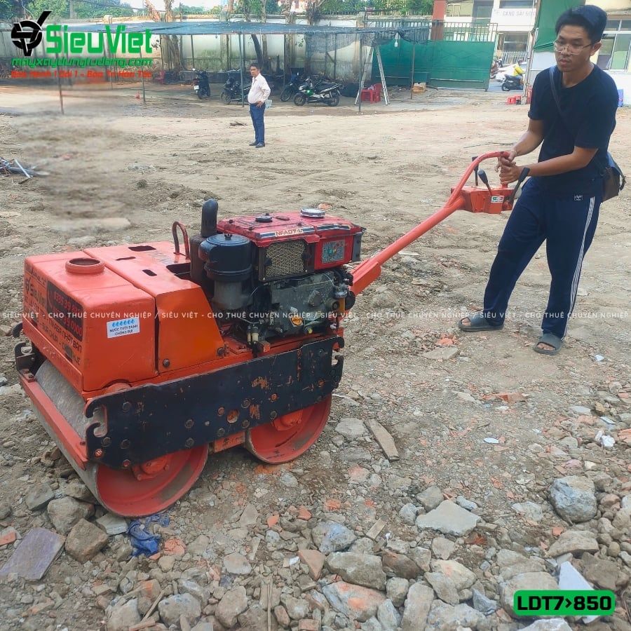 Máy lu rung dắt tay 750Kg Mikasa MR7DA Nhật Bản (050626)