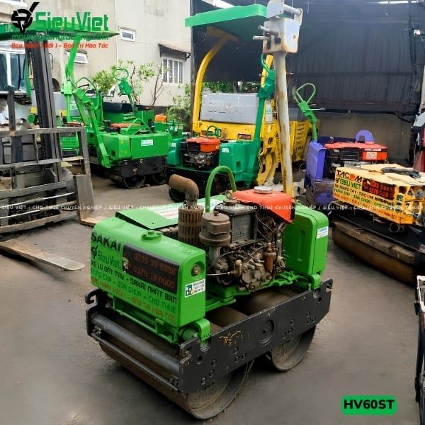 Xe lu rung dắt tay 640kg Sakai HV60ST Nhật Bản (VHV1110309)