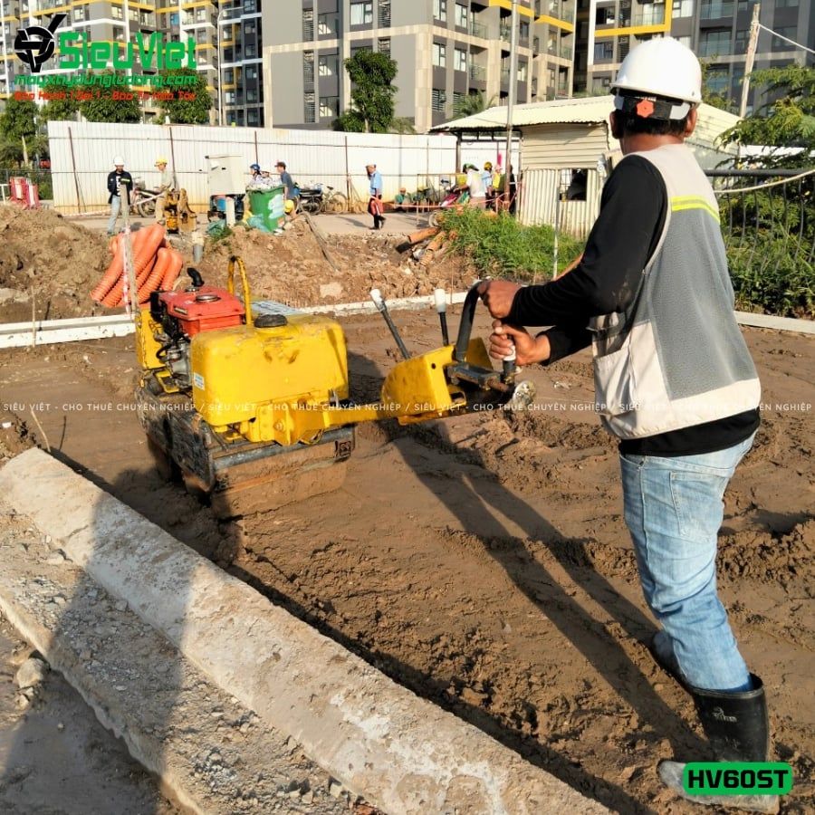 Xe lu rung dắt tay 640kg Sakai HV60ST Nhật Bản (VHV1110309)