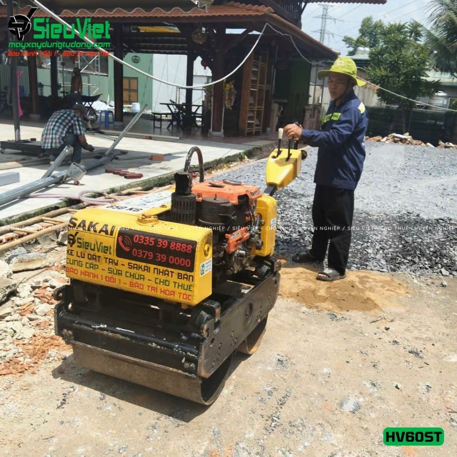 Xe lu rung dắt tay 640kg Sakai HV60ST Nhật Bản (VHV1110309)