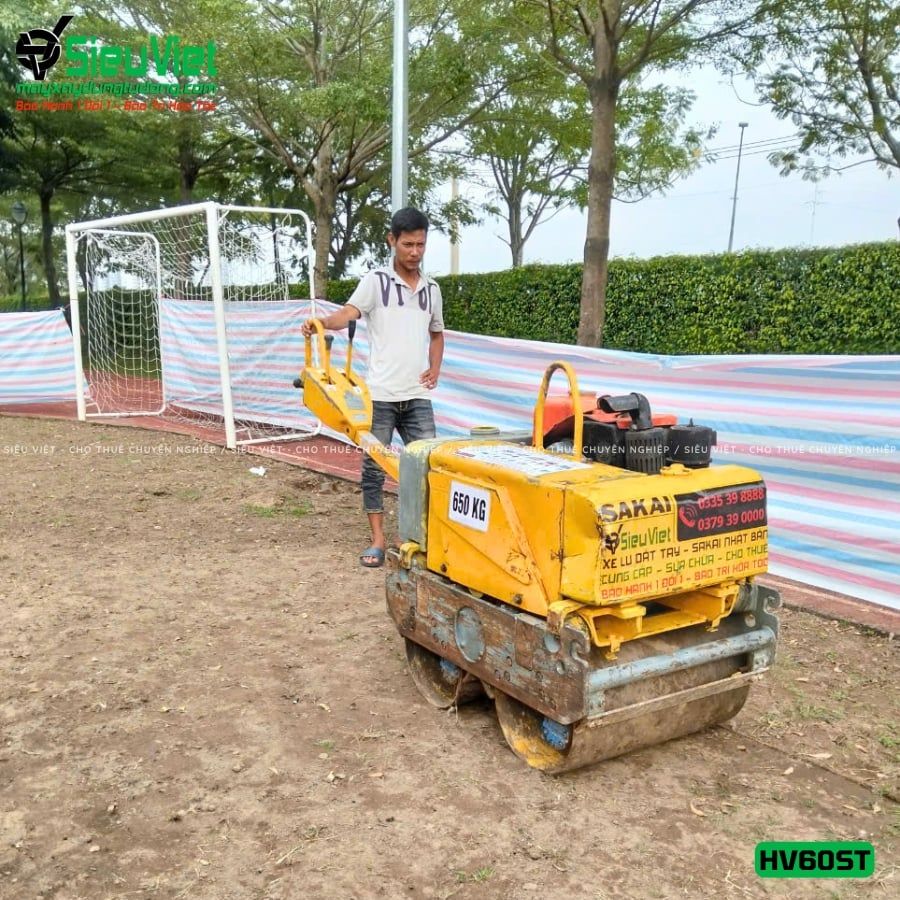 Xe lu rung dắt tay 640kg Sakai HV60ST Nhật Bản (VHV1110309)