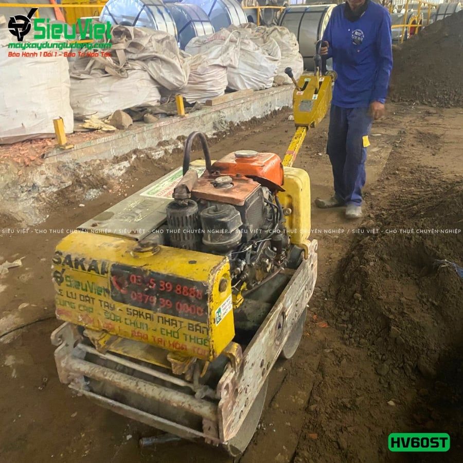 Xe lu rung dắt tay 640kg Sakai HV60ST Nhật Bản (VHV1110309)