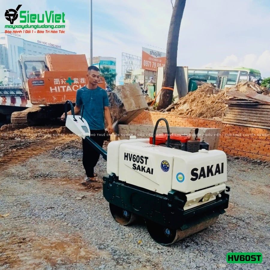 Xe lu dắt tay 640Kg Sakai HV60ST Nhật Bản (VHV1232294)