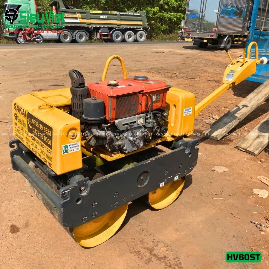 Xe lu rung dắt tay 640kg Sakai HV60ST Nhật Bản (VHV1110309)