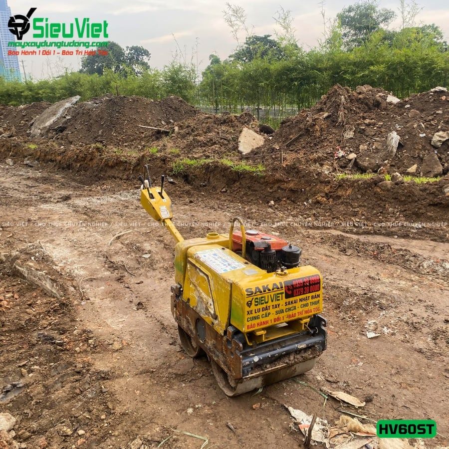 Xe lu rung dắt tay 640kg Sakai HV60ST Nhật Bản (VHV1110309)
