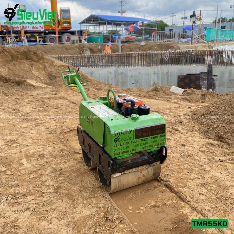 Xe lu rung dắt tay 550Kg Tacom TMR55KD Nhật Bản (9703624)