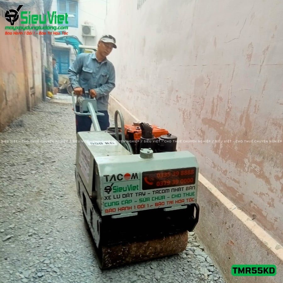 Xe lu rung dắt tay 550Kg Tacom TMR55KD Nhật Bản (9703624)