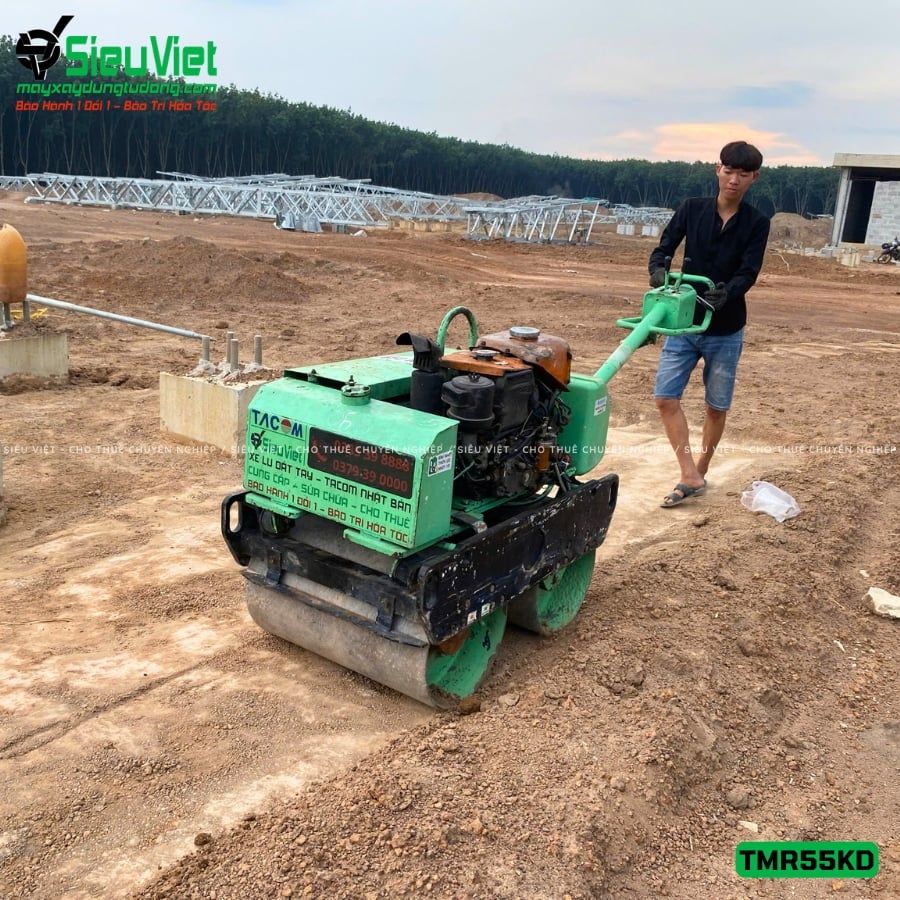 Xe lu rung dắt tay 550Kg Tacom TMR55KD Nhật Bản (9703624)