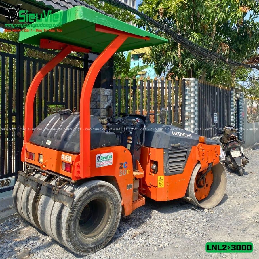 Thuê Tháng Xe lu rung nhỏ 2-3 Tấn Nhật Bản - LNL23