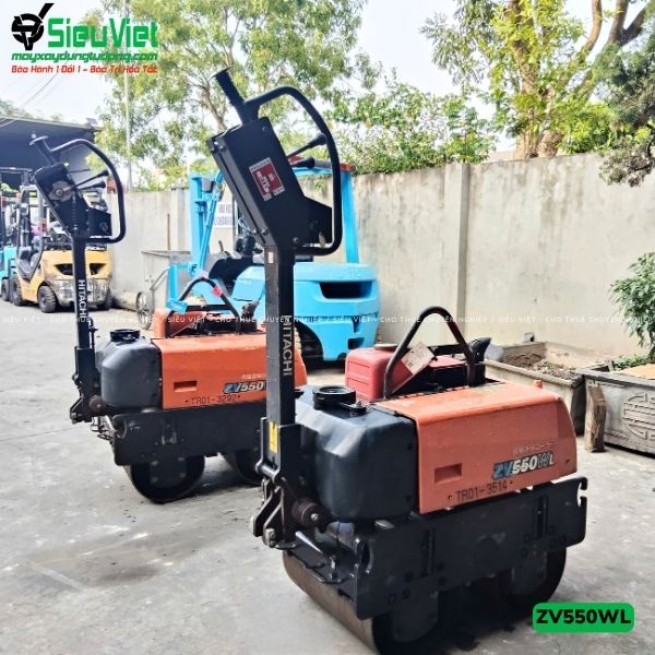 Xe lu rung dắt tay 600Kg Hitachi ZV550WL Nhật Bản (11031)