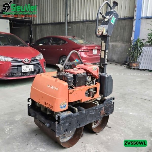 Xe lu rung dắt tay 600Kg Hitachi ZV550WL Nhật Bản (11031)