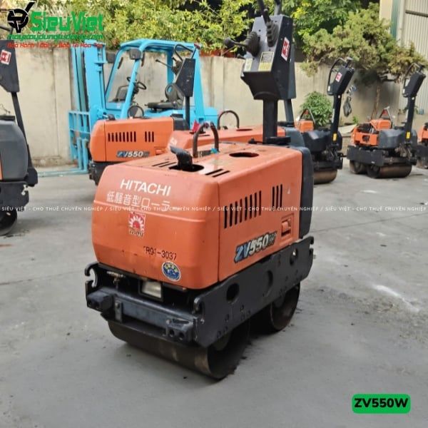 Xe lu rung dắt tay 620Kg Hitachi ZV550W Nhật Bản (11370)