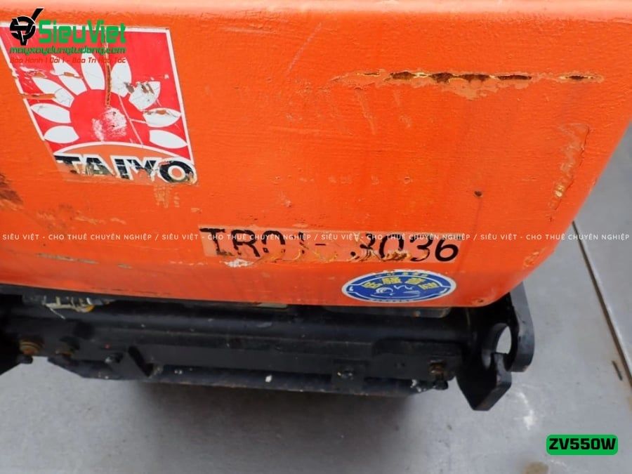 Xe lu rung dắt tay 620Kg Hitachi ZV550W Nhật Bản (11369)