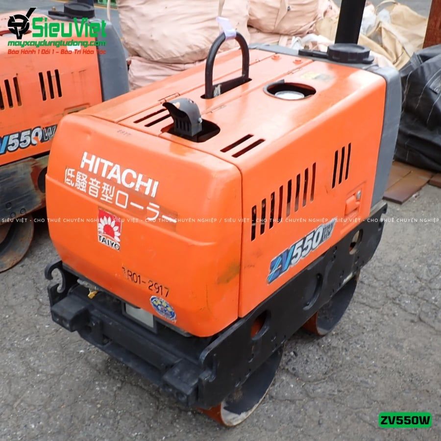 Xe lu rung dắt tay 620Kg Hitachi ZV550W Nhật Bản (11224)