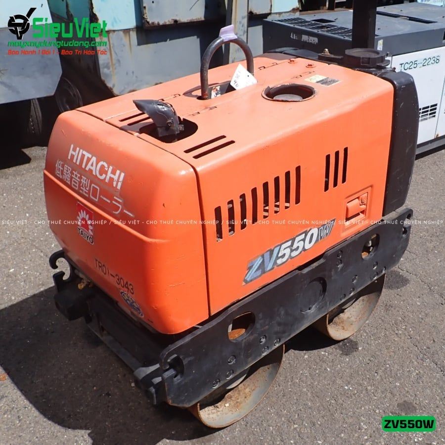 Xe lu rung dắt tay 620Kg Hitachi ZV550W Nhật Bản (11376)
