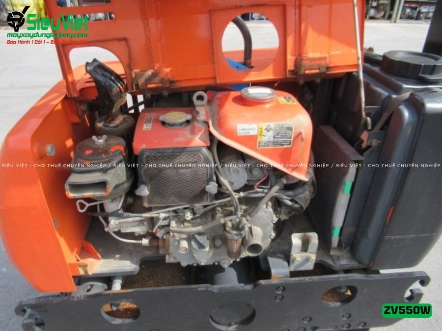 Xe lu rung dắt tay 620Kg Hitachi ZV550W Nhật Bản (11216)