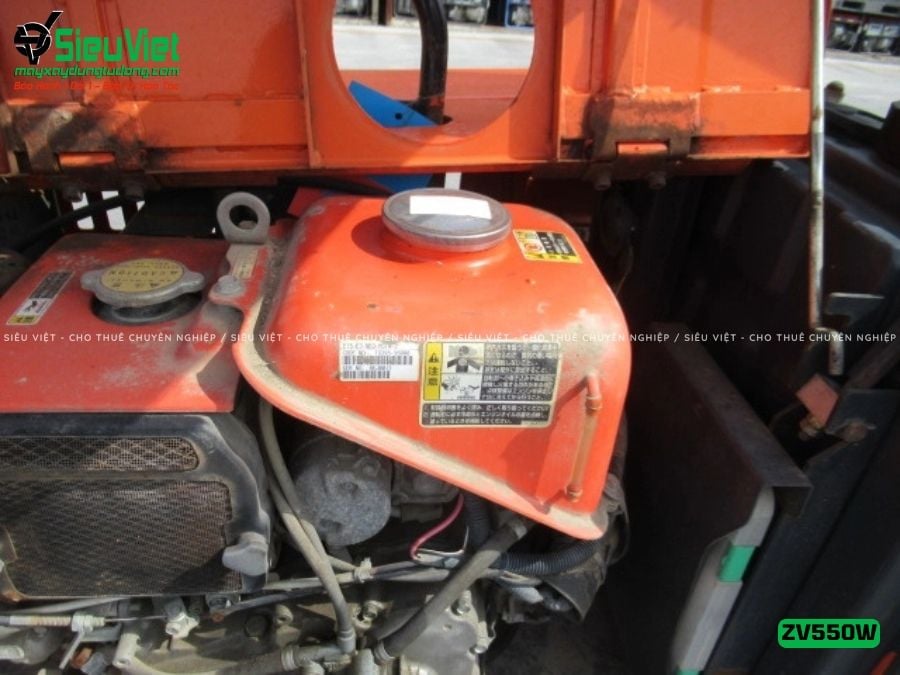 Xe lu rung dắt tay 620Kg Hitachi ZV550W Nhật Bản (11216)