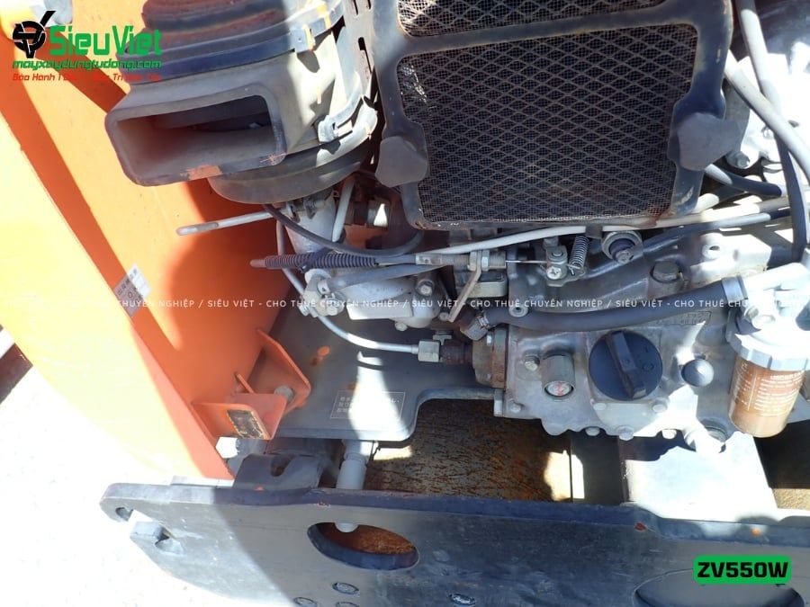 Xe lu rung dắt tay 620Kg Hitachi ZV550W Nhật Bản (11376)