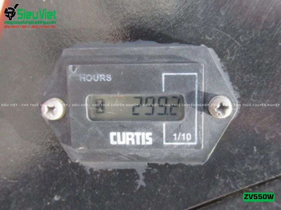Xe lu rung dắt tay 620Kg Hitachi ZV550W Nhật Bản (11216)