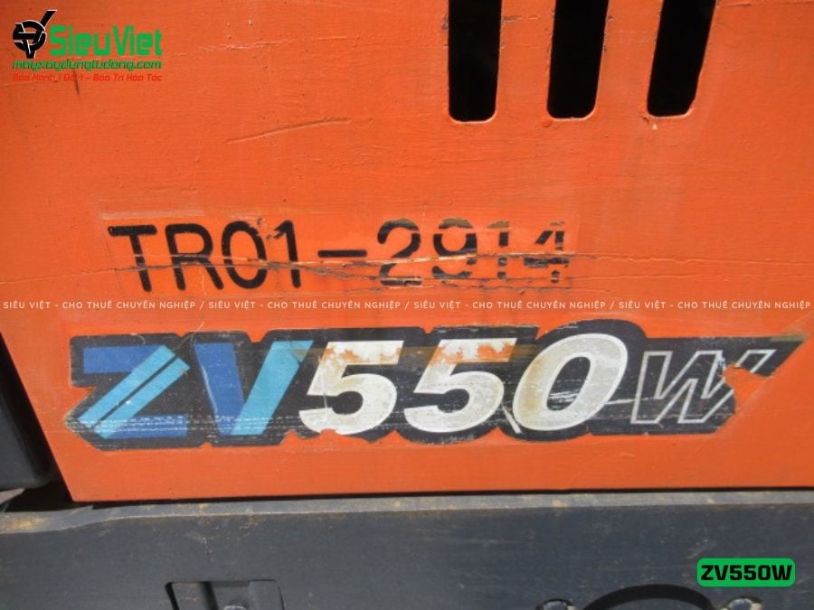 Xe lu rung dắt tay 620Kg Hitachi ZV550W Nhật Bản (11221)