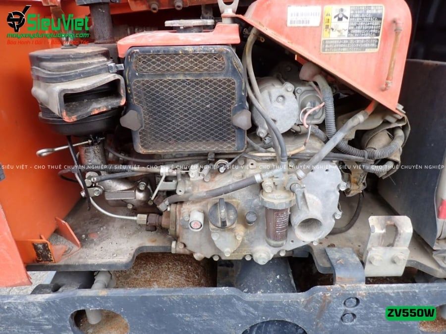 Xe lu rung dắt tay 620Kg Hitachi ZV550W Nhật Bản (11229)