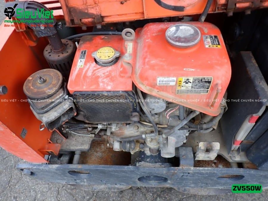 Xe lu rung dắt tay 620Kg Hitachi ZV550W Nhật Bản (11229)