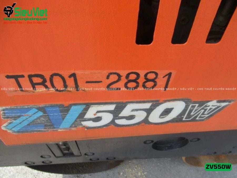 Xe lu rung dắt tay 620Kg Hitachi ZV550W Nhật Bản (11216)