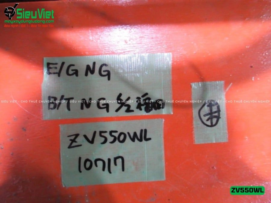 Xe lu rung dắt tay 600Kg Hitachi ZV550WL Nhật Bản (10717)
